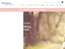 Tablet Screenshot of horizondesigns.ie
